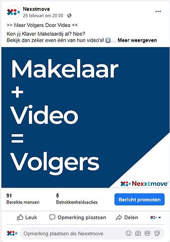 Bericht promoten nexxtmove