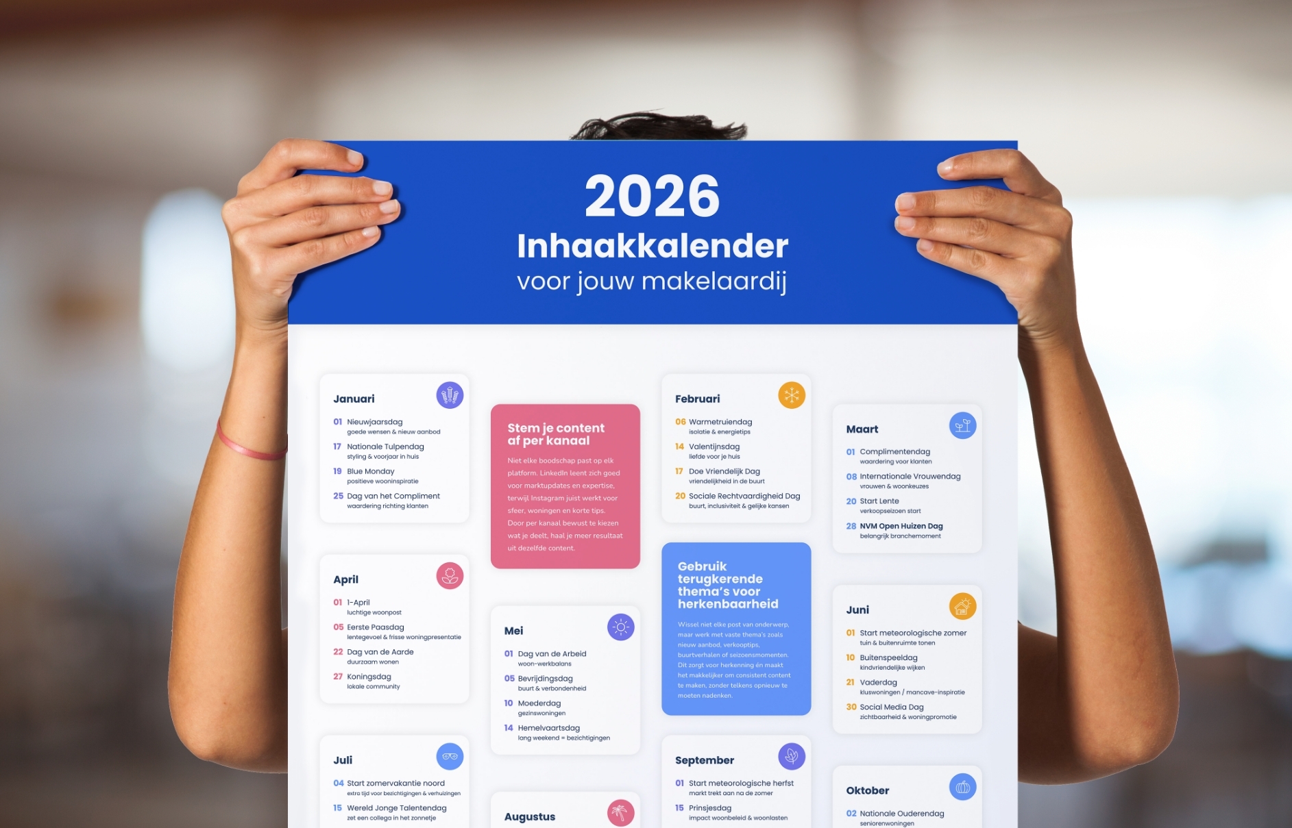 Nexxtmove Inhaakkalender 2026 voor makelaars